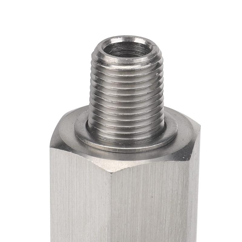 Тройник-адаптер для датчика давления топлива автомобиля 1/8NPT для M10X1 с боковым отверстием, Т-образный фитинг для линии подачи топлива -Наружный Внутренний