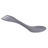 1Pc Ultralight Outdoor Camping Titanium Spork Titanium Spoon Fork Silver Color