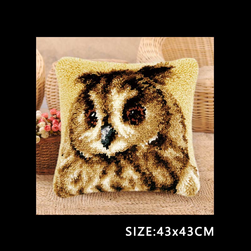 Hook Latch Kit Pillow Rug Foamiran For Needlework Knitted Cushion Canvas Cross Stitch Diy Embroidery Carpet Crocheting Yarn Hook
