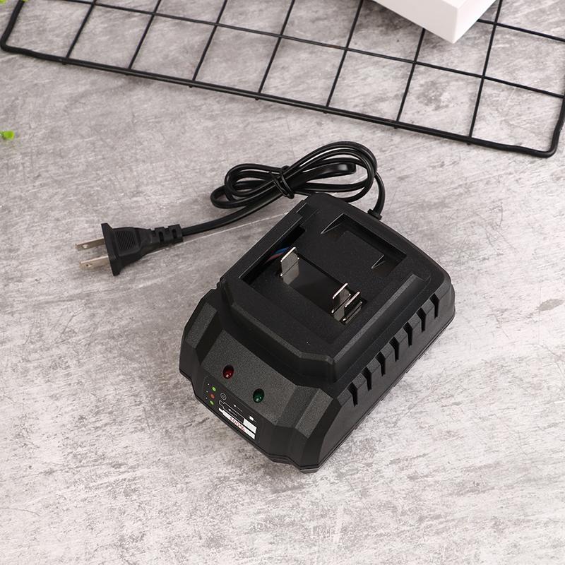 1 шт. Зарядное устройство для аккумулятора электроинструментов Подходит для литий-ионного аккумулятора Портативное быстрое зарядное устройство