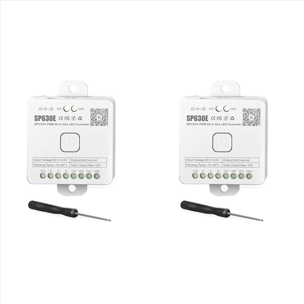 A84X-2X SP630E Bluetooth LED Контроллер Поддержка PWM Монохромный CCT RGB RGBW RGBCCT Или SPI TTL IC Чип LED Лента WS2811 WS2812B