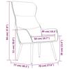 Relax Chair Mustard Yellow Fabric