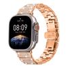 Ремешок для Apple Watch Series 10 Ultra 9 8 7 SE 6 5 4 3 2 1 46 мм 49 мм 45 мм 44 мм 42 мм Ремешок из сплава с украшением из стразов