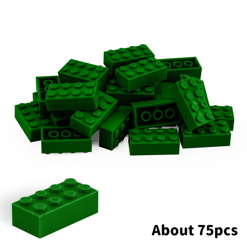 200г2x4 DIY Строительные Блоки Толстые Фигурки Кирпичики Точки Обучение Воображение РазмерСовместимый Включая Пластиковые Игрушки дляДетей