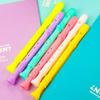 4 шт. школьные канцелярские гелевые ручки конфетного цвета в форме мини-кларнета, креативные мультяшные флейты, письменные принадлежности, подарки для студентов