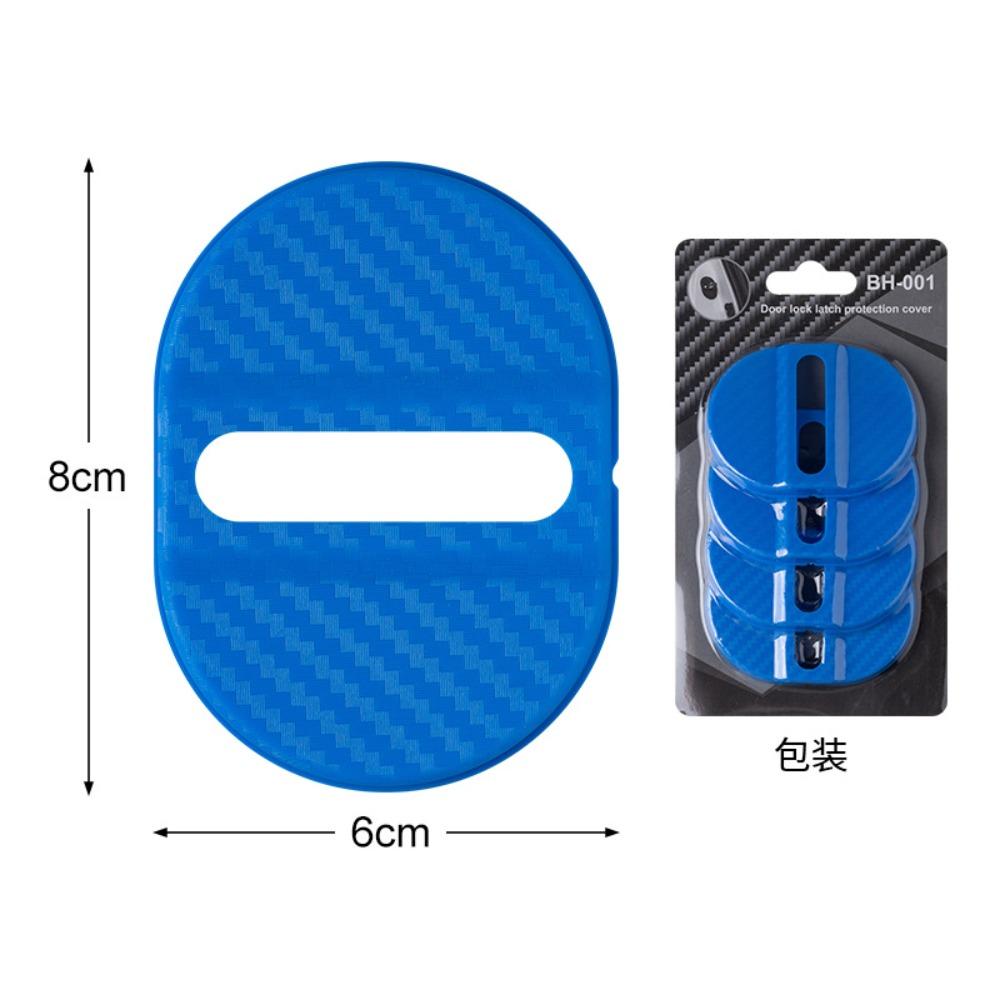 4 шт. самоклеящиеся антикоррозийные накладки на дверные замки автомобиля универсальные декоративные аксессуары для автомобиля
