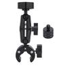 Rv Ladder Mount for Mini ABS Aluminum Alloy Multifunction Adjustable Clamp Mount for Pole RV Trailer Yacht Black