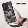 (Comes with Wrist strap)IBMRS [Anti-Scratch Dual Coating]  for Xiaomi Redmi Note 12 Pro+ Transparent Case, Camo Shockproof Matte Phone Case