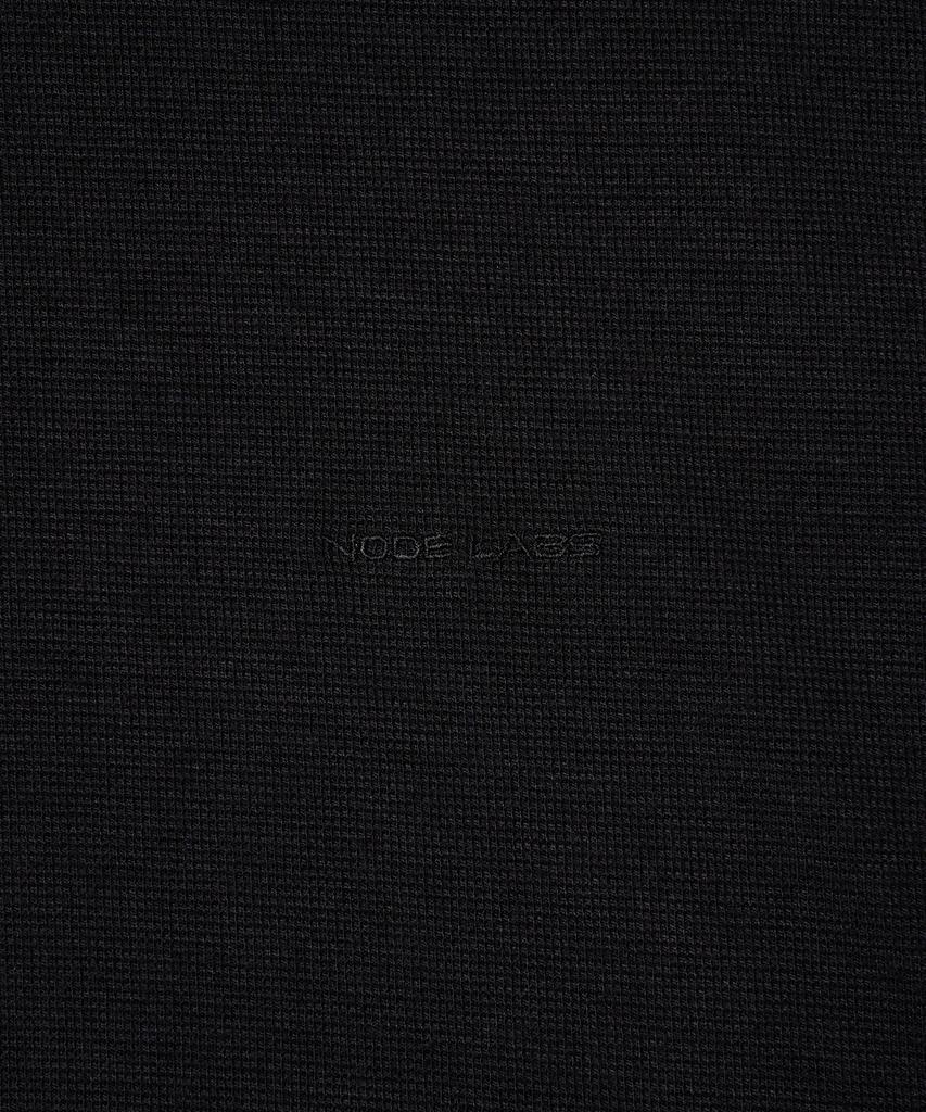 NODE LABS Разработка:10 футболок с длинным рукавом и воротником-henley_Черный