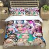 Fashion Spain Hot Female Singer B-bad G-Gyal Print Bedding Set Duvet Cover Comforter Bed  Youth Kids Girl Boys Luxury Gift