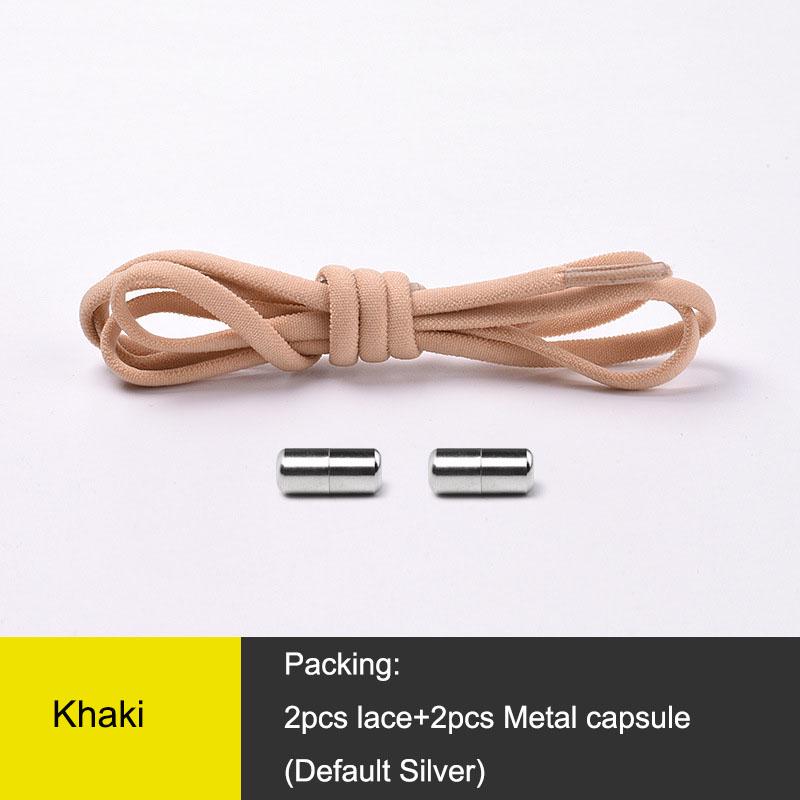 1Pair Elastic Locking Shoelaces Kids Adult Sneakers Quick Shoelace Lazy Shoe Laces Semicircle Shoe