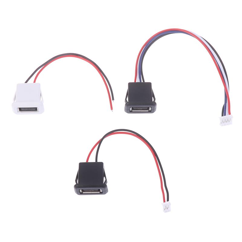 Usb 2.0 Female Power Jack Usb2.0 Charging Port Connector With Cable Usb Charger Socket With Ph2.0