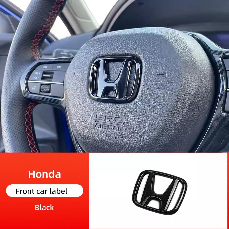 ABS Car Logo Auto Front Grille Emblem Trunk Sticker Accessories For Honda Civic Type-R Accord 8th 9th 9.5th 10th 11th Generation
