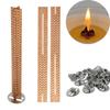 10pcs/set Triangular Shaped Hole Cross Wood Wicks Centering Device Easy To Burn Wooden Wick DIY Candle Making Tool Candle Accessories