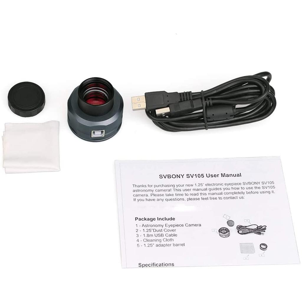 SVBONY SV105C дюймовый цифровой окуляр для астрономического телескопа IMX307 2MP цифровой окуляр камера USB универсальные аксессуары для телескопа