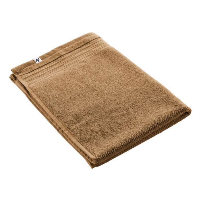 Tapis de bain "Garance" 50 x 70 cm / 100% Coton Bio / 600 gr/m² l'Effet Papillon - Garance Camel - Tapis de bain 50 x 70 cm