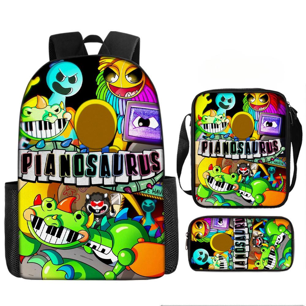 Poppy Playtime Глава 4 Кошмарные существа Детский рюкзак Оксфорд Легкий школьный рюкзак с мягкими лямками для учеников начальной школы