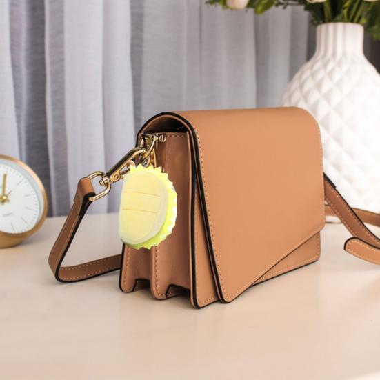 Плюшевая игрушка дуриан, мягкая игрушка в виде фрукта, плюшевая кукла, сумка, рюкзак, подвесное украшение, орнамент