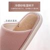 Japanese Cotton and Linen Slippers Women's Summer Couple Sandals Indoor Home Home Home Linen Slippers Men's Non-slip