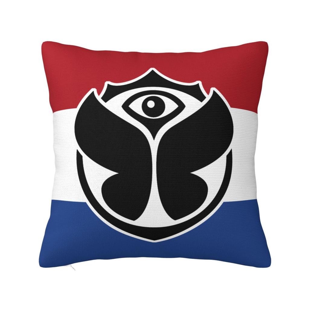 Tomorrowlandd Flag Pillowcase Polyester Cushion Cover Decorative Music Festival Throw Pillow Case Cover Home Square 18'