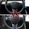 Car-styling Car Steering Wheel Sequin Steering Wheel Decoration Cover Sticker for Tesla Model 3 2018  Car