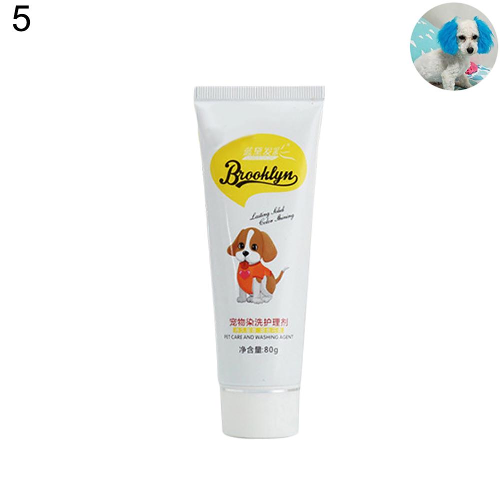 Нетоксичная краска для шерсти питомцев для собак и кошек - 80 г, временная и смываемая