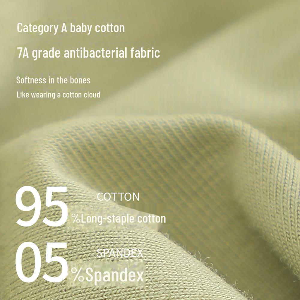 Women's 95% Cotton Slim Antibacterial Trousers – Warm, Pure Cotton Leggings for Autumn and Winter