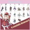 Элегантная акриловая подставка для фигурок Genshin Impact: Кли, Кэ Цин, Гань Юй. Идеально для фанатов