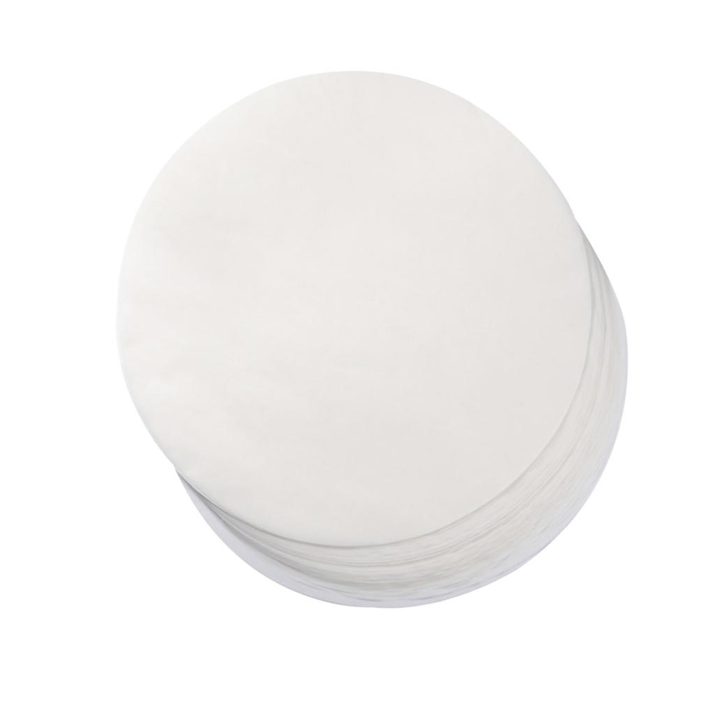 100Pcs Non Stick Round BBQ Paper Baking Sheets 10 Inch Barbecue Tin Foil Paper for Grill Line C