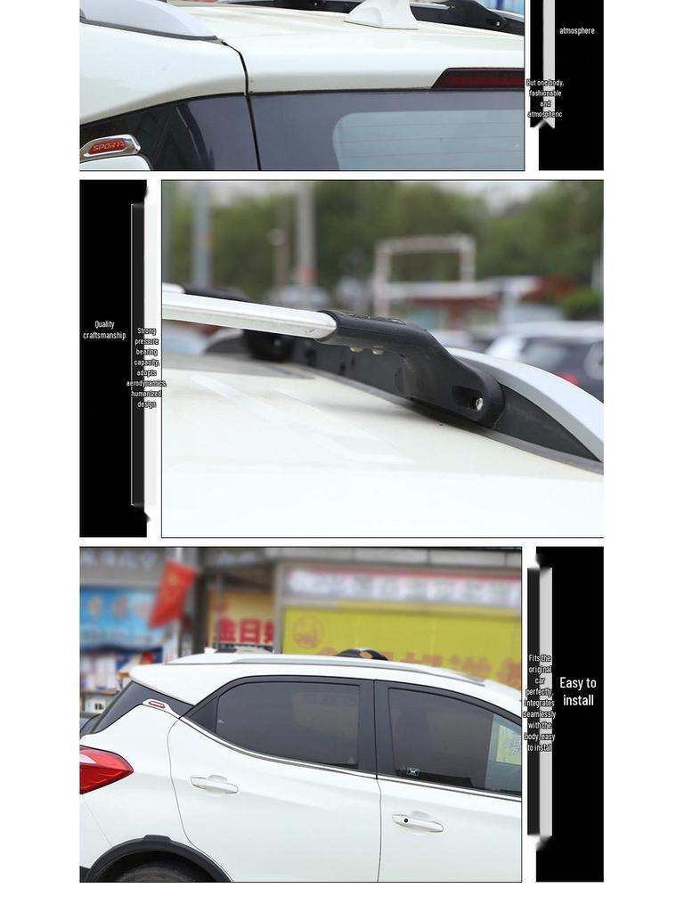 Ecosport BYD Yuan SUV and Sedan Roof Rack - Universal Crossbar for Travel and Luggage.