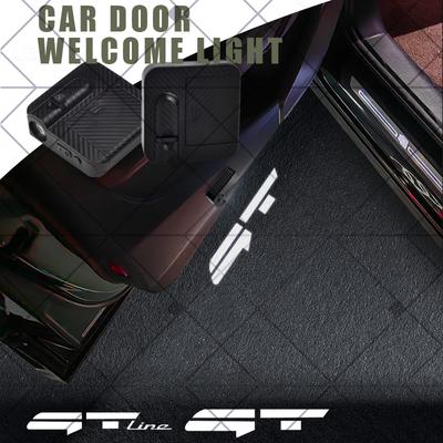 1/2 шт. Для GT Line Stonic Sportage Stinger K3 K2 ProCeed Логотип Автомобильная HD Проекционная Лампа Светодиодная Автоматическая Дверная Подсветка Приветствия Аксессуары