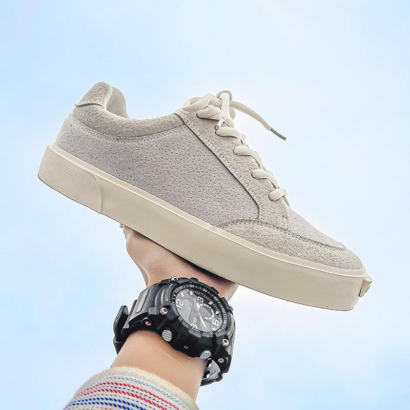 Новая обувь Guochao высококачественная вулканизированная обувь на доске студенческая простая замшевая мужская обувь X119