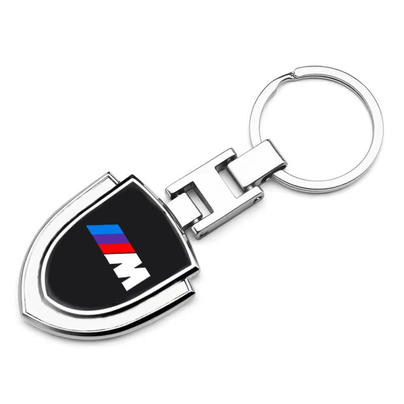 1 шт. Металлический автомобильный логотип M Эмблема Брелки в форме щита Брелок для BMW M E46 E90 E60 F10 F30 F20 E39 E36 X5 E70 F25 F15 E53 E92