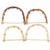 Handmade Handbag Diy Tote Purse Bag Frame D Shape Bamboo Bag Handles Making Bag