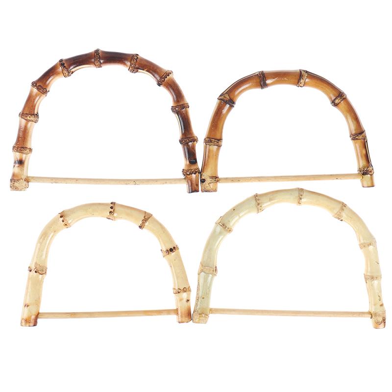 Handmade Handbag Diy Tote Purse Bag Frame D Shape Bamboo Bag Handles Making Bag