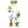 Plant Stand Indoor, Tiered Plant Stand for Indoor Plants, Corner Flower Stand for Living Room, Multi-Layer Metal Frame Plant Shelf (3/4/5/6/7/8 Tiers)