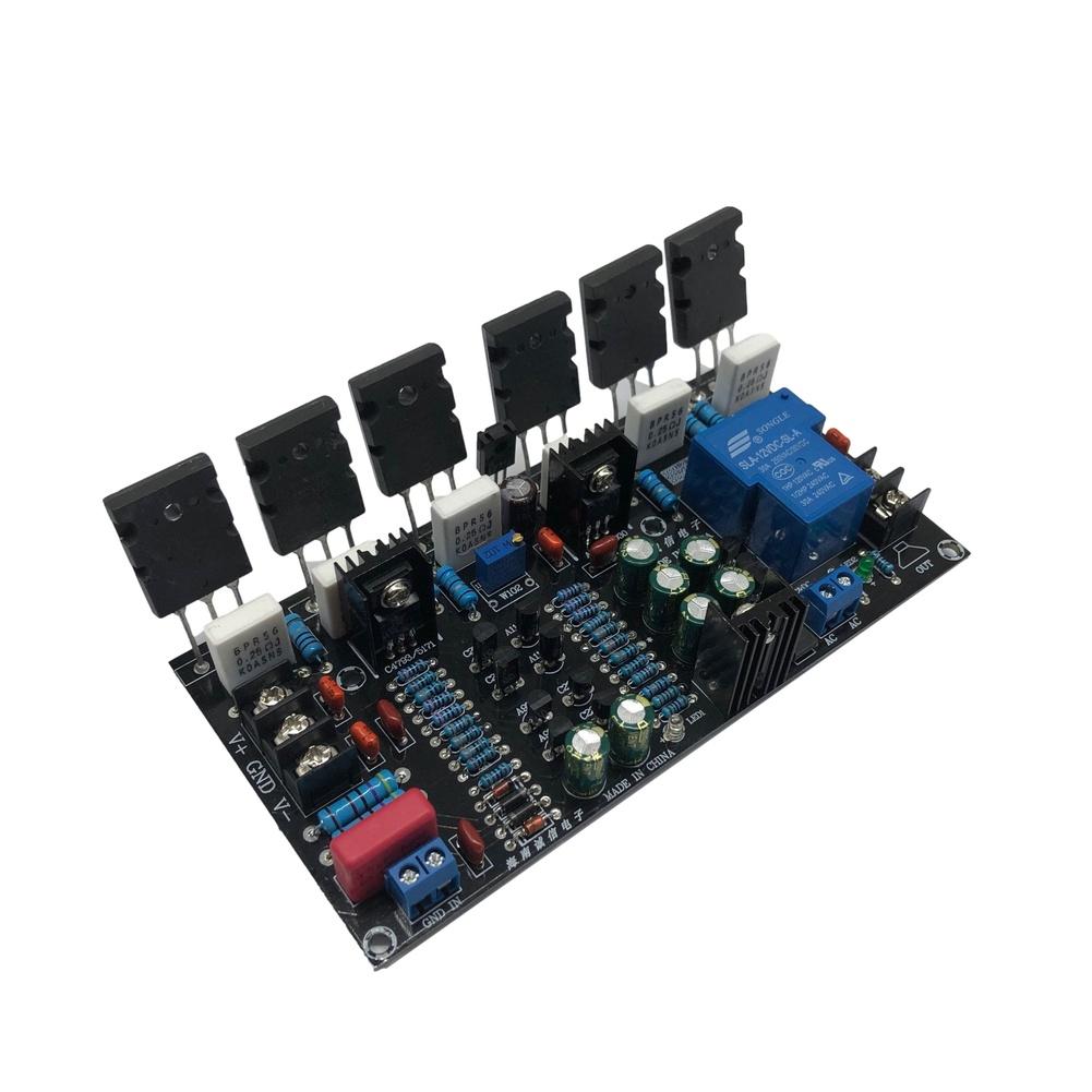 Усилитель мощности 300 Вт с широким диапазоном напряжений для DIY-проектов 300 Вт RMS выходной мощности 450 Вт Пиковая выходная мощность Транзистор A1943 Транзистор C5200