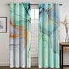 2Panel Marble Curtains Pink Gold Grey Curtains for Luxury Bedroom Living Room Kitchen Window Blinds Drape Cortina Free Shipping