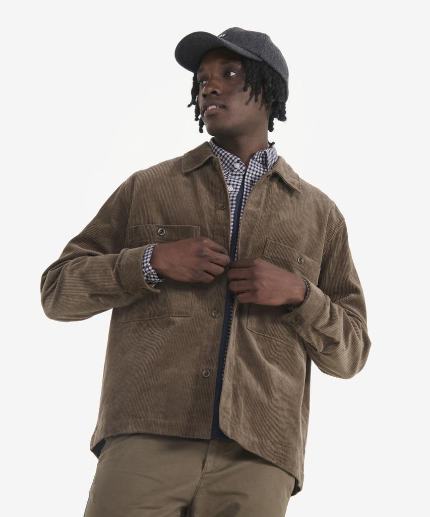 Aigle Men'S Corduroy Oversized Long Shirt Aiw23Mshi008Ced
