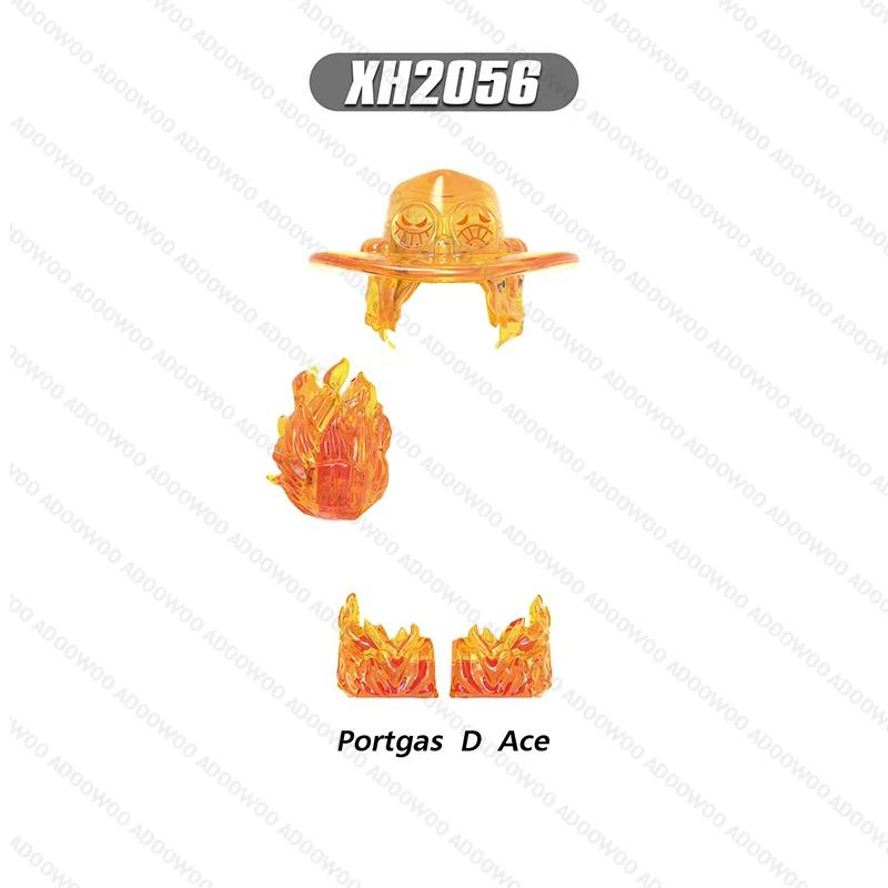 XH2030-XH2077 Japanese Anime Series Cartoon Building Block Figure Luffy Zoro Joba Mini Action Combination Desktop Accessory Toy