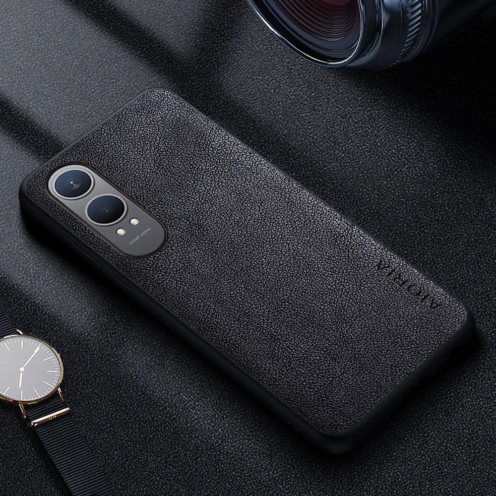 Премиальный роскошный кожаный чехол для телефона Oneplus Nord CE4 CE3 CE2 CE Lite 5G Funda Retro Business Style Solid color cover capa