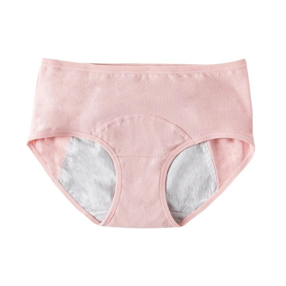 Women Menstrual Panties Teen Girls Period Underwear Menstrual Period Panties Leak-Proof Organic Cotton Protective Briefs