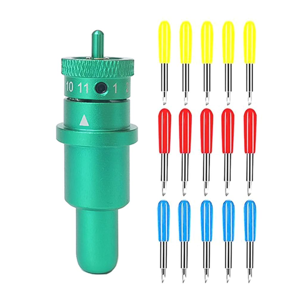 30 45 60 Degree Aluminum Alloy Lettering Blade Cutter Blade for Cutting Plotter,Pack of 16