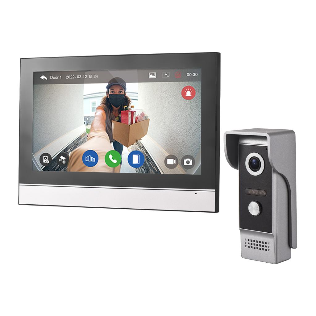1080P Wireless Video Doorbell Camera with Monitor TY APP WiFi 10 Inch Large Touch Screen Video Door