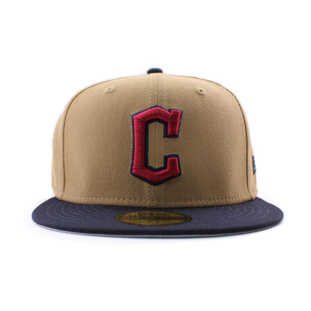 [New Era] City Connect Cap 59FIFTY Cleveland Guardians MLB CITY CONNECT FITTED CAP KHAKI CLEVELAND GUARDIANS Hat 5950 Sz 800 [Used]