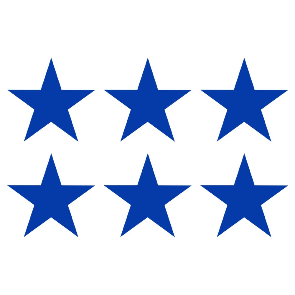 6 шт. пятиконечная звезда наклейка на автомобиль отражающая свет паста наклейка на велосипед пленка мотоцикл ночь Warni I4D5