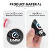 WQQ23 2pcs Car Coaster Water Cup Holder Anti-Slip Pads Accessories For BMW 1 3 5 7 Series M F01 F20 F10 F13 E52 E53 E60 E93