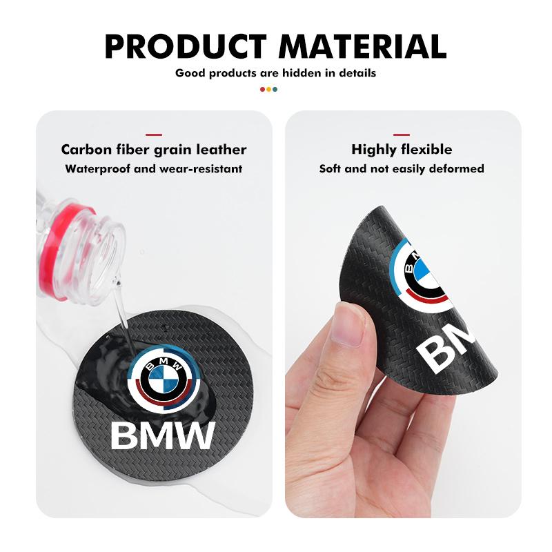 WQQ23 2pcs Car Coaster Water Cup Holder Anti-Slip Pads Accessories For BMW 1 3 5 7 Series M F01 F20 F10 F13 E52 E53 E60 E93