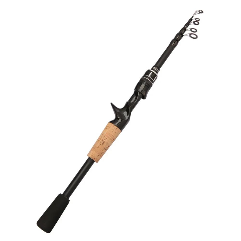 Спиннинговое телескопическое удилище Легкое спиннинговое удилище Профессиональное портативное для морской и пресноводной рыбалки