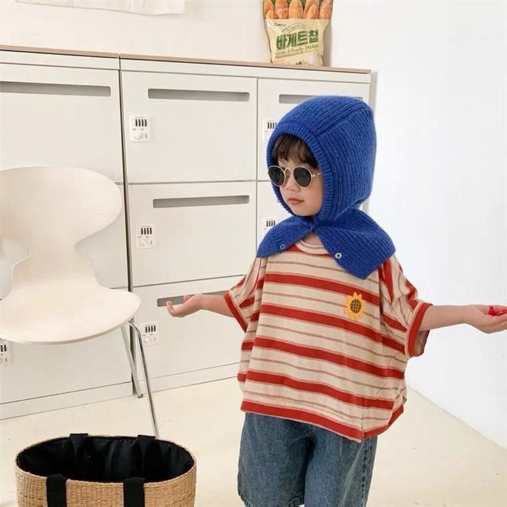 Thickened Kids Balaclava Hat Coldproof Beanie Cap Cute Winter Hat  Newborn Toddler
